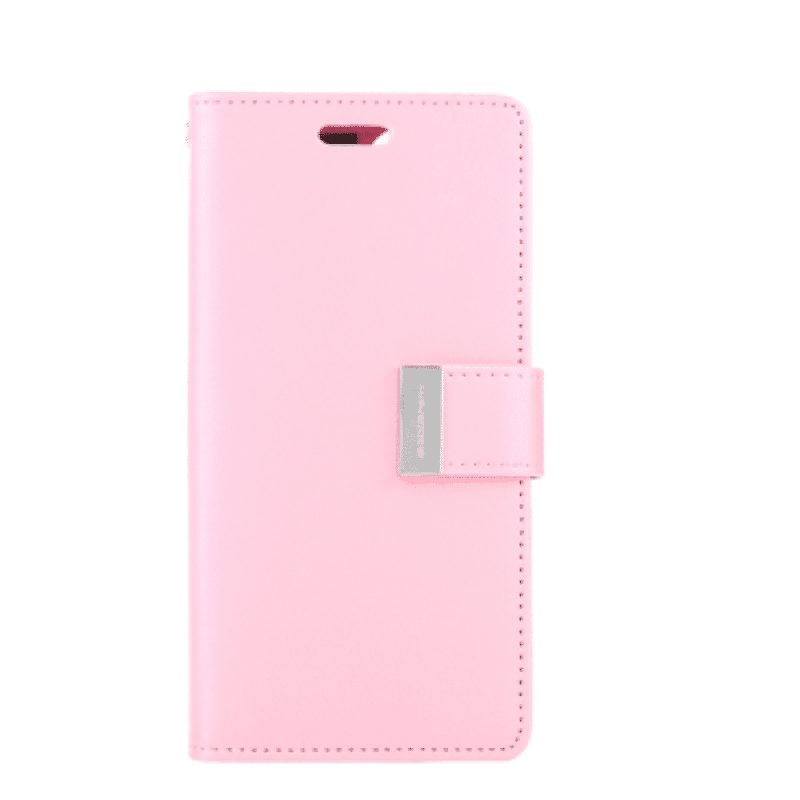iPhone 12 mini Compatible Case Cover With Rich Diary - Pink