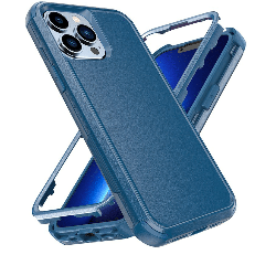 iPhone 13 ShockGuard Pro Rugged Case: Military-Grade 10FT Drop Protection, Durable PC+TPU, Easy Installation, Wireless Charging 