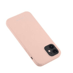 iPhone 12 Mini Compatible Case Cover With Silicone - Pink Sand