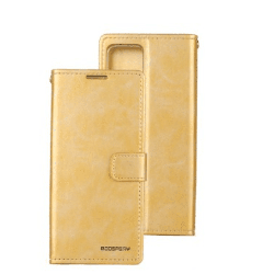 iPhone 12 Pro Max Compatible Case Cover With Premium Bluemoon Diary - Gold