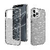 iPhone 13 Pro Compatible Case Cover With Ultimate Glitter Shockproof Protection - Clear Black