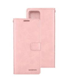 iPhone 12 Pro Max Compatible Case Cover With Premium Bluemoon Diary - Rose Gold