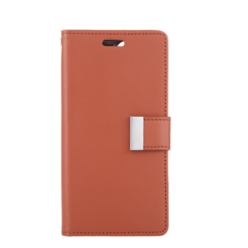 iPhone 12 Pro Max Compatible Case Cover With Premium Rich Diary - Brown