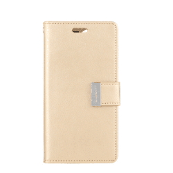iPhone 12 Pro Max Compatible Case Cover With Premium Rich Diary - Gold