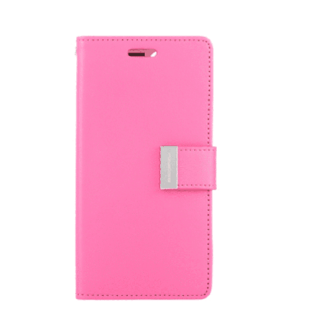 iPhone 12 Pro Max Compatible Case Cover With Premium Rich Diary - HotPink