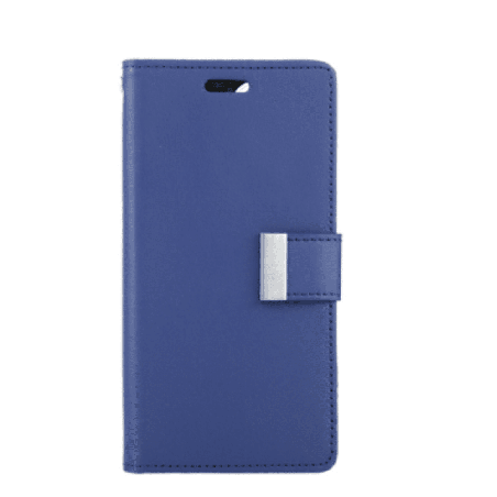 iPhone 12 Pro Max Compatible Case Cover With Premium Rich Diary - Navy