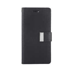 iPhone 13 Mini Compatible Case Cover With Rich Diary - Black