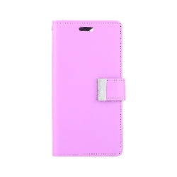 iPhone 13 Mini Compatible Case Cover With Rich Diary - Purple