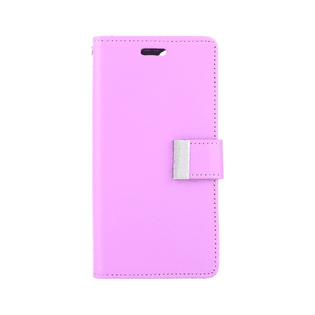 iPhone 13 Mini Compatible Case Cover With Rich Diary - Purple