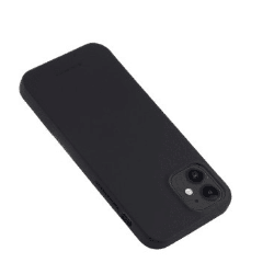 iPhone 12 Pro Max Compatible Case with Premium Soft Feeling Jelly - Black