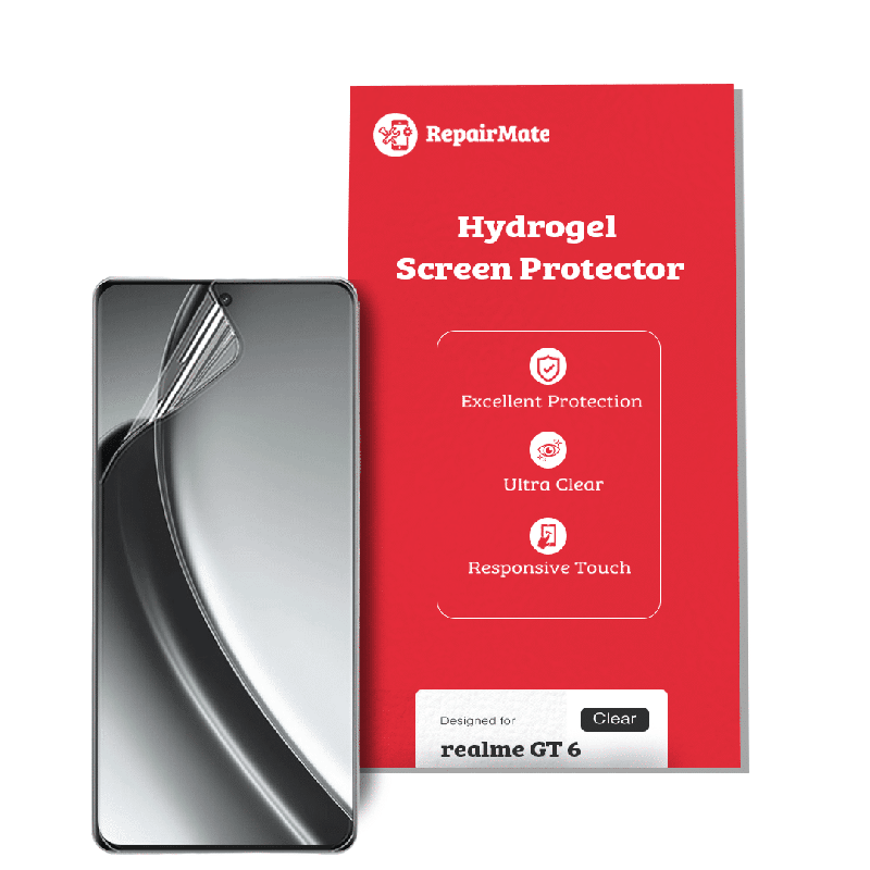 Realme GT 6 Compatible Premium Hydrogel Screen Protector With Full Coverage Ultra HD