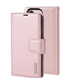 iPhone 12 Pro Max Compatible Case with 2 in 1 Detachable Magnetic Flip Leather Wallet - Rose Gold