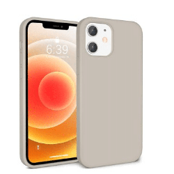 iPhone 12 Pro Max Compatible Case Cover With Premium Liquid Silicone - Stone