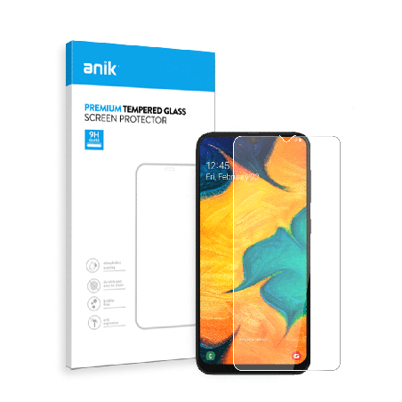ANIK Premium Standard Tempered Glass Screen Protector for Samsung Galaxy A30 [2 Pack]
