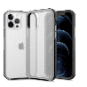 iPhone 12 Pro Max Compatible Case Cover With Heavy Duty Slim Tupoz - Clear and Black