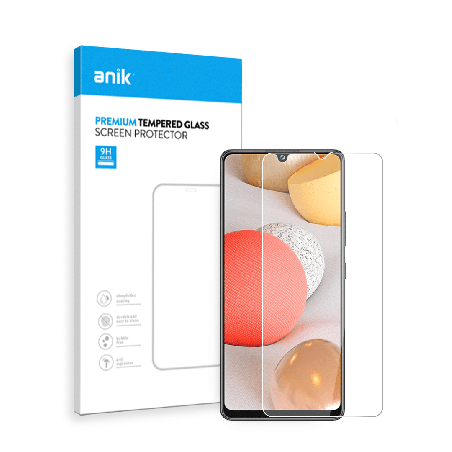 ANIK Premium Standard Tempered Glass Screen Protector for Samsung Galaxy A42 [2 Pack]
