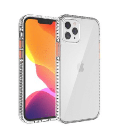 iPhone 12 Pro Max Compatible Case Cover With Ultra Clear Shockproof - Orange