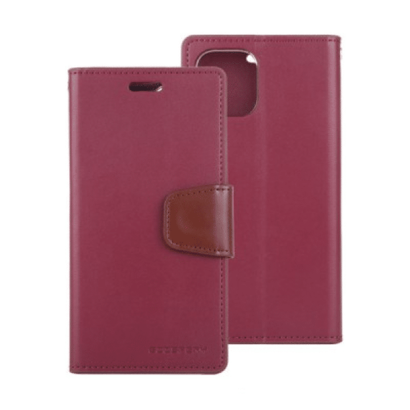 iPhone 11 Pro Compatible Case Cover With Sonata Diary - Wine