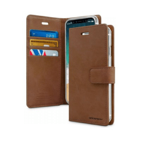 iPhone 11 Pro Compatible Case Cover With Bluemoon Diary - Brown
