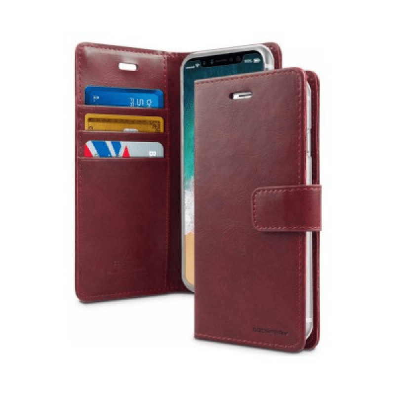 iPhone 11 Pro Compatible Case Cover With Bluemoon Diary - Wine