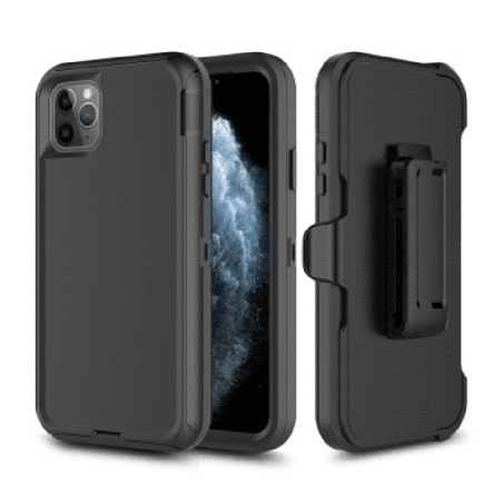 iPhone 11 Pro Compatible Case Cover With Shockproof Robot Armor Hard Plastic Case and Belt Clip