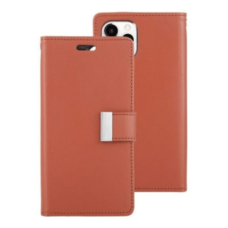 iPhone 11 Pro Compatible Case Cover With Rich Diary Case - Brown