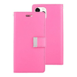 iPhone 11 Pro Compatible Case Cover With Rich Diary Case - HotPink