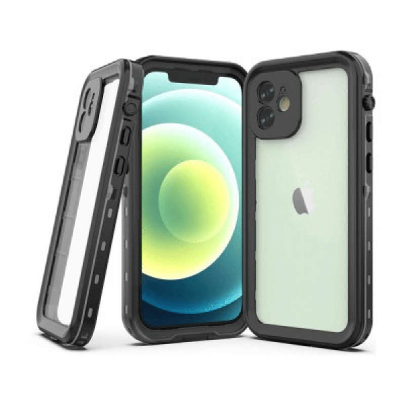 iPhone 12 Compatible Case Cover With Red pepper Dot+ IP68 Waterproof