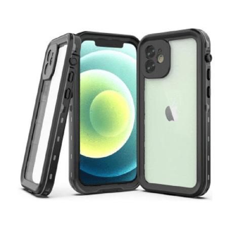 iPhone 12 Compatible Case Cover With Red pepper Dot+ IP68 Waterproof