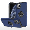 iPhone 11 Pro Compatible Case Cover With Magnetic Ring Holder Shockproof Cover Case - Navy