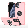 iPhone 11 Pro Compatible Case Cover With Magnetic Ring Holder Shockproof Cover Case - Pink