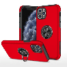iPhone 11 Pro Compatible Case Cover With Magnetic Ring Holder Shockproof Cover Case - Red