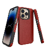 iPhone 15 Pro Max Durable Rugged Case Cover: Lightweight, Flexible & Strong, Heavy-Duty Shockproof protection - Red