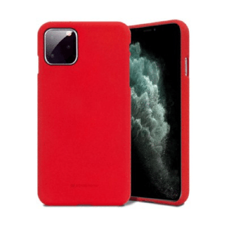 iPhone 11 Pro Compatible Case Cover With Soft Feeling Jelly - Red