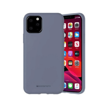 iPhone 11 Pro Compatible Case Cover With Silicone - Lavender Grey