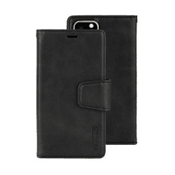 iPhone 11 Pro Compatible Case Cover With 2 in 1 Detachable Magnetic Flip Leather Wallet - Black