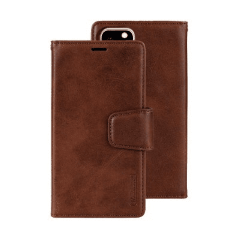 iPhone 11 Pro Compatible Case Cover With 2 in 1 Detachable Magnetic Flip Leather Wallet - Brown