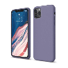 iPhone 11 Pro Max Compatible Case Cover With Liquid Silicone Case - Lavender Grey