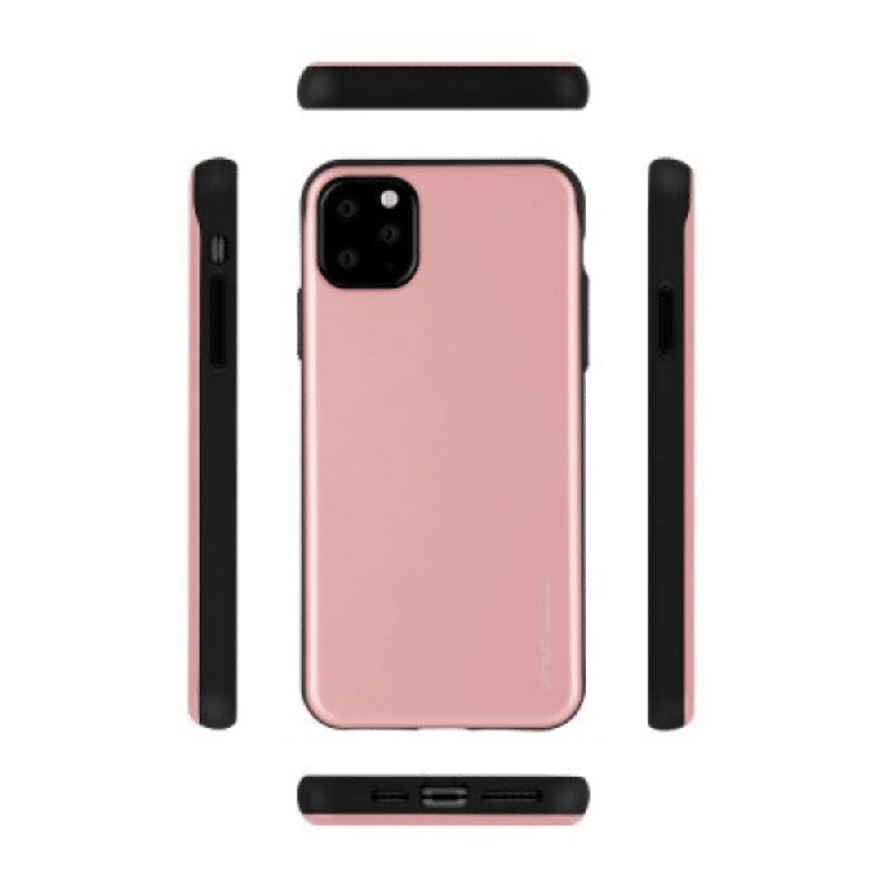 iPhone 11 Pro Max Compatible Case Cover With Sky Slide Bumper - Rose Gold