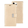 iPhone Compatible Case Cover With Rich Diary Case - Gold