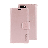 iPhone Compatible Case Cover With 2 in 1 Detachable Magnetic Flip Leather Wallet - Rose Gold