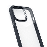 iPhone Compatible Case Cover With Metal Camera Lens Protection Clear PC Shockproof Case - Black