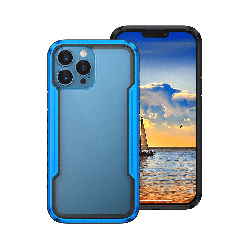 iPhone 16 Compatible Case Cover With Shockproof Heavy Duty Armor And Compatible With MagSafe Technology - Blue