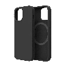 iPhone 16 Pro Max Compatible Case Cover With Liquid Silicone And Compatible With MagSafe Technology - Black