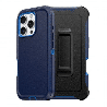 Shockproof Robot Armor Hard Plastic Case with Belt Clip for iPhone 16 Pro