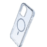 iPhone 16 Pro Max Clear Thick Case Cover: Reliable Drop Protection, Screen and Camera Guard, MagSafe Compatible - Clear Blue