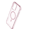 iPhone 16 Pro Max Clear Thick Case Cover: Reliable Drop Protection, Screen and Camera Guard, MagSafe Compatible - Clear Pink