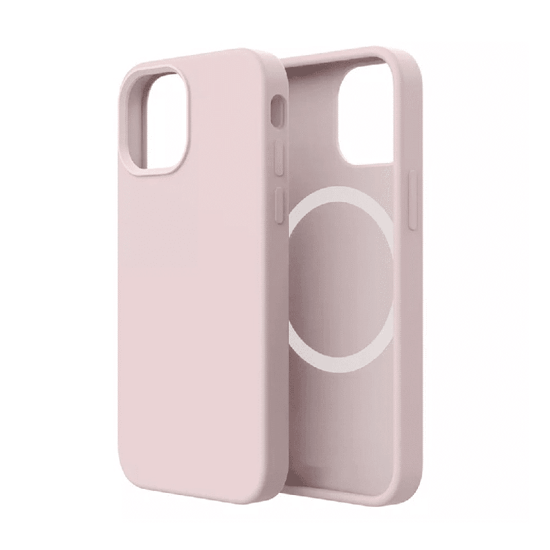 iPhone 16 Pro Max Compatible Case Cover With Liquid Silicone And Compatible With MagSafe Technology - Baby Pink