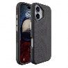 iPhone 16 Plus Compatible Case Cover With Shockproof Rugged And Compatible With Magsafe Technology - Black