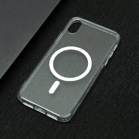 iPhone XR Compatible Case Cover With Transparent Hybrid High Quality Acrylic And Compatible With MagSafe Technology